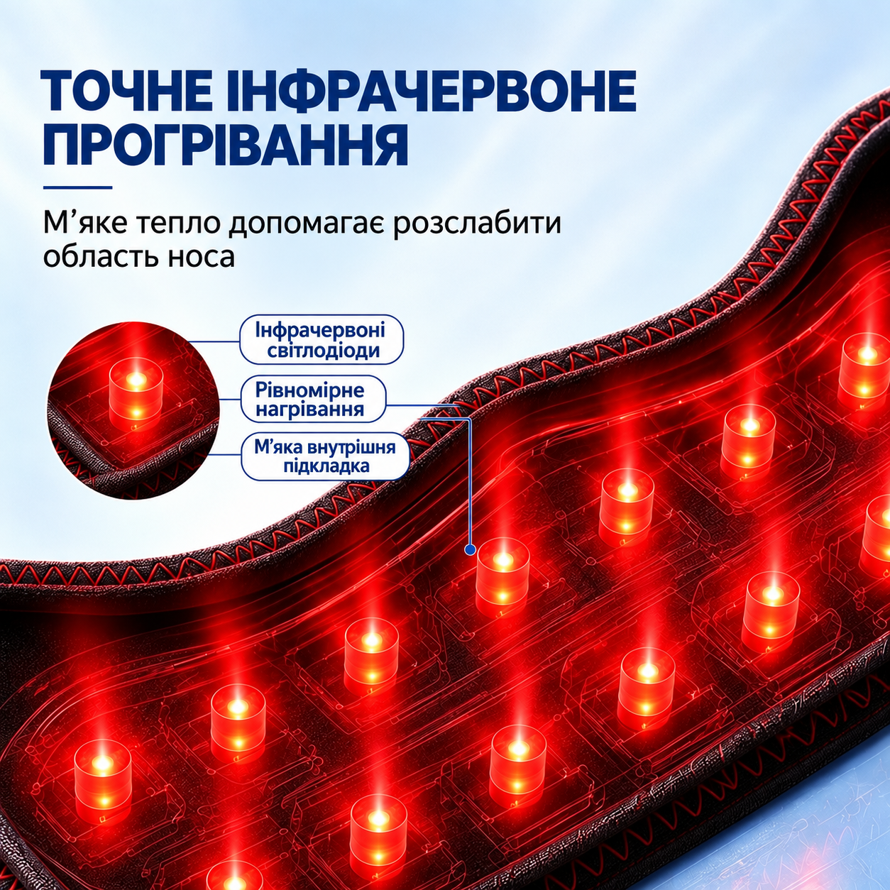 Просте керування маскою однією кнопкою